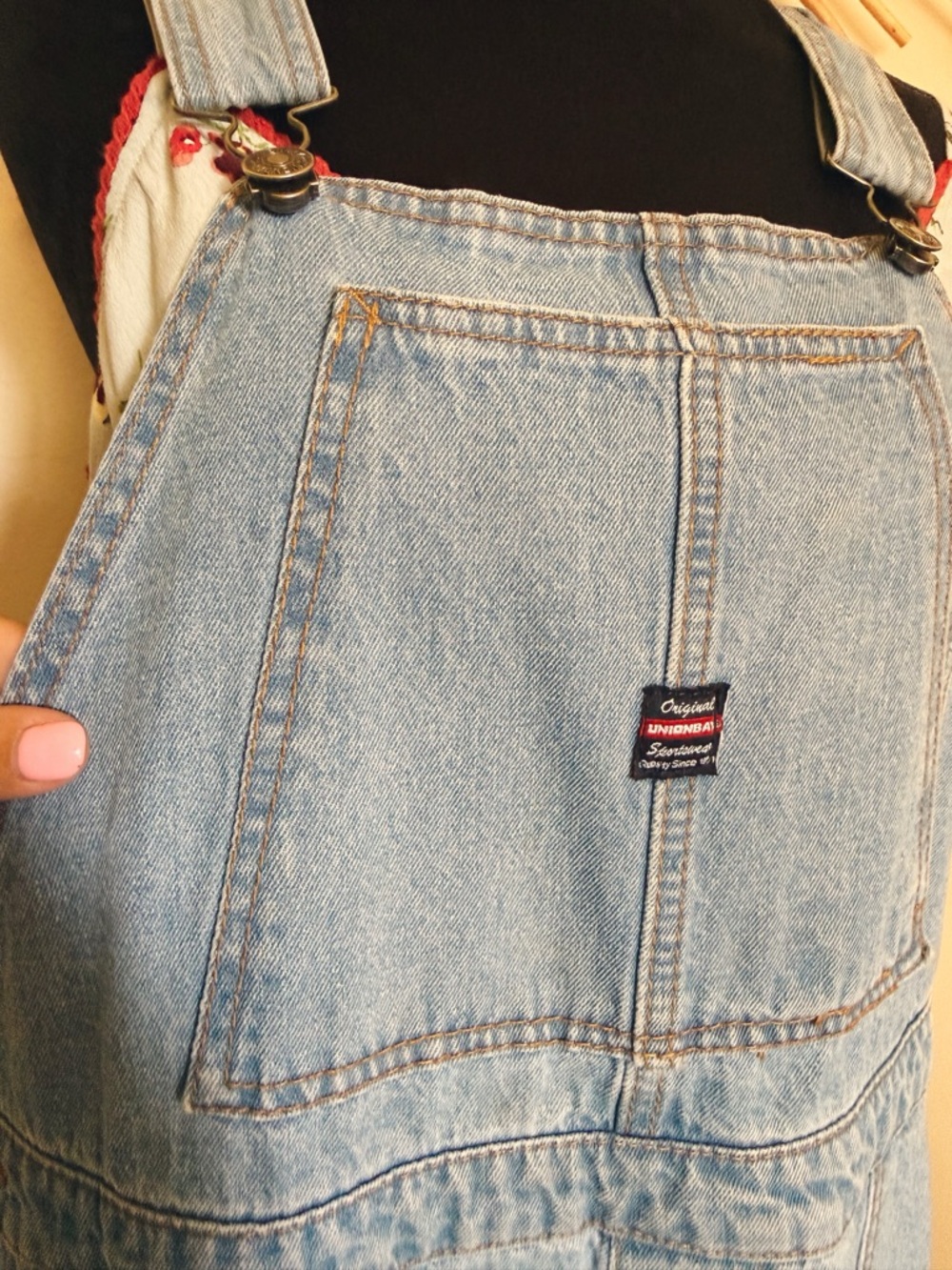 Light Wash Denim Overalls - Union Bay Women Jeans - Picture 4 of 15